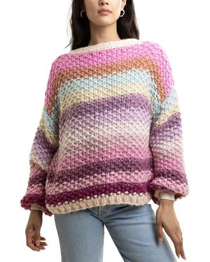In Things Reversible Pullover Rainbow Ca - Red