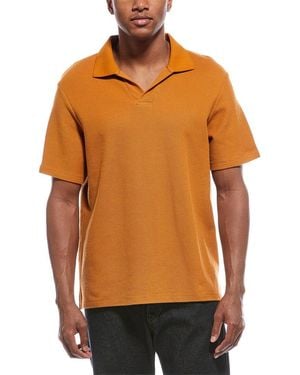 FRAME Jacquard Polo Shirt - Orange
