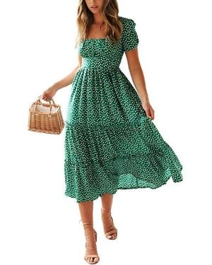 Vincent Midi Dress - Green