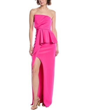 Black Halo Jonas Gown - Pink