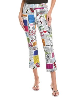 Joseph Ribkoff Print Pant - Blue