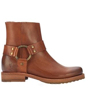 Frye Veronica Harness Leather Boot - Brown