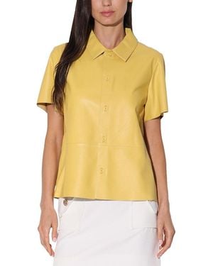 Walter Baker Eros Leather Top - Yellow