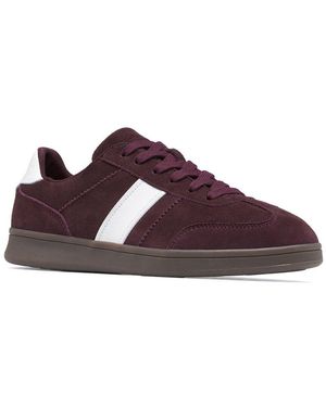 Clarks Seco Speed2 Suede Sneaker - Purple