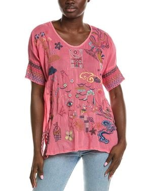 Johnny Was Nathaly Blouse - Red