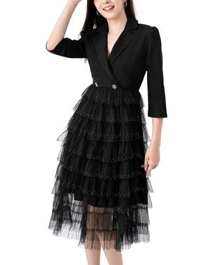 Kaimilan Midi Dress - Black