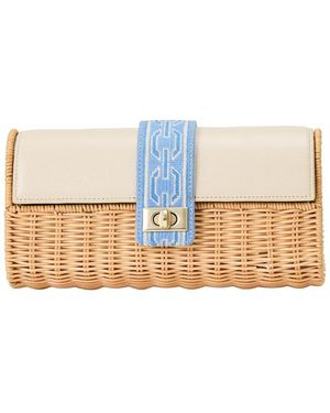J.McLaughlin Nusa Clutch - White