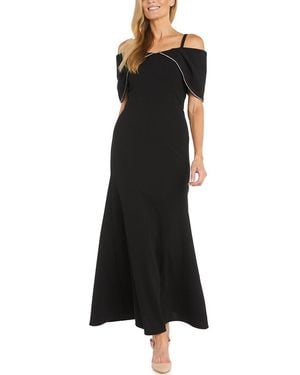 R & M Richards Stretch Scuba Dress - Black