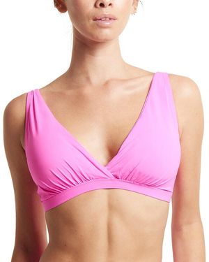 Hanky Panky Swim Wrap Bikini Top - Purple