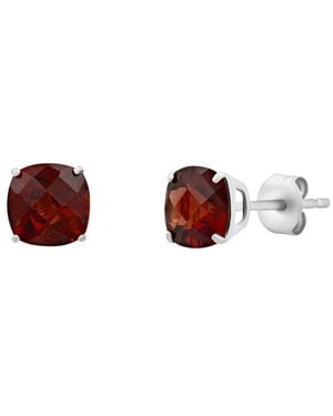MaxColor 14K 1.90 Ct. Tw. Garnet Stud Earrings - Multicolour