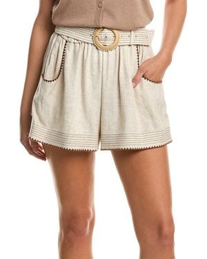 Ramy Brook Veronica Linen-Blend Short - Natural
