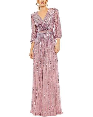 Mac Duggal A-Line Gown - Purple