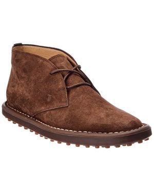 Tod's Suede Boot - Brown