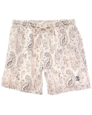 Brunello Cucinelli 6.5In Swim Trunk - Natural
