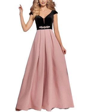 Vincent Print Maxi Dress - Pink