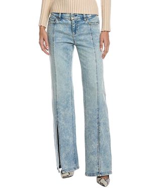 Alice + Olivia Sedona Low-Rise Flare Jean - Blue