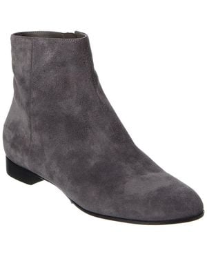 Gianvito Rossi Milton Suede Bootie - Black