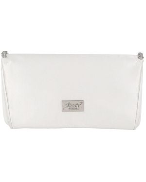 Badgley Mischka Talia Crystal Clutch - White