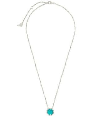 Sterling Forever Rose Petal Pendant Necklace - Multicolour