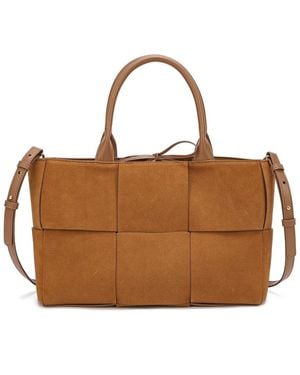 Tiffany & Fred Paris Genuine Leather Tote - Brown
