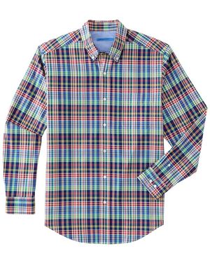 J.McLaughlin J. Mclaughlin University Woven Shirt - Blue
