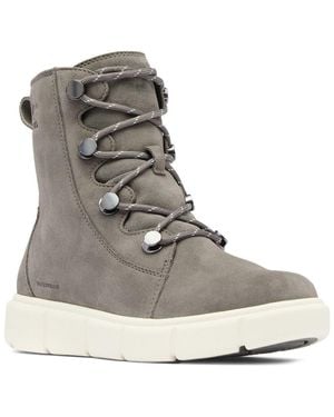 Sorel Explorer Iii Joan Waterproof Suede Boot - Gray
