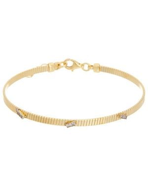 Meshmerise 18K Over 0.05 Ct. Tw. Diamond Bangle - White
