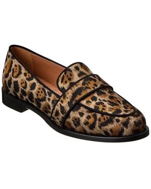 Aquazzura Martin Jacquard Loafer - Brown
