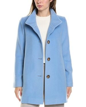Fleurette Short Wool Jacket - Blue