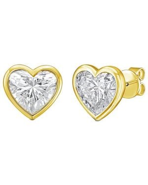 Diana M. Jewels Diana M. 14K 1.00 Ct. Tw. Lab-Grown Diamond Stud Earrings - Metallic
