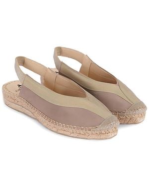 Menina Step Vayrac Leather Espadrille - Natural