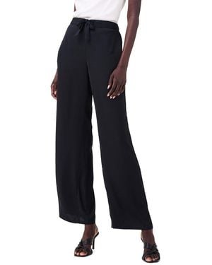 NIC+ZOE Petite Crepe Wide Leg Pant - Blue