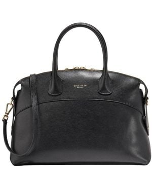 Cole Haan The Lady Leather Satchel - Black