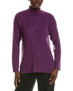 Eileen Fisher Wool Jumper - Purple