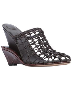 Jacquemus Leather Mule - Black