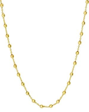 HAWLEY ST 14K Bead Necklace - Metallic