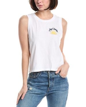 Michael Stars Sunshine Embroidery Tank - White