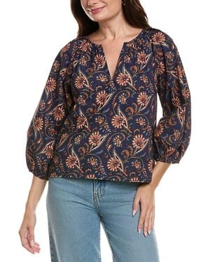FLORA BEA NYC Marita Blouse - Blue