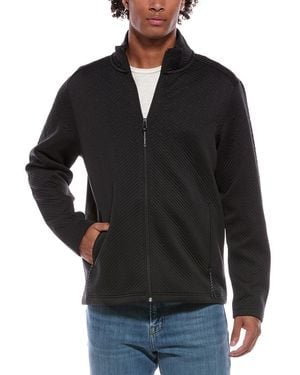 Tommy Bahama Lakeview Quilt Full Zip Jacket - Black