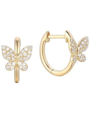 Gregg Ruth 14K 0.23 Ct. Tw. Diamond Earring - Metallic
