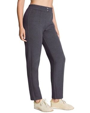 Spanx Brushed Slim Straight Pant - Blue