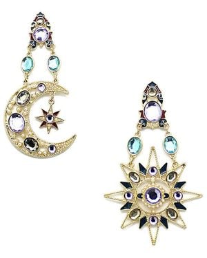Eye Candy LA Sun And Moon Earring - Metallic