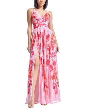 Dress the Population Alyssa Fit & Flare Dress - Pink