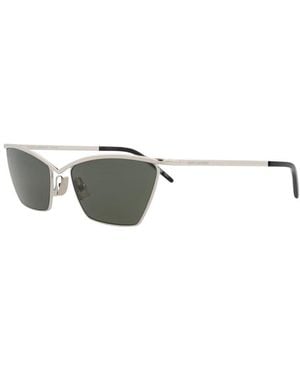 Saint Laurent Sl637 57Mm Sunglasses - Metallic