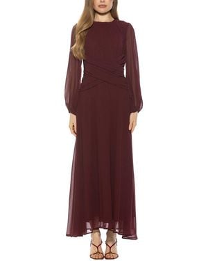 Alexia Admor Sorrel A-Line Dress - Red