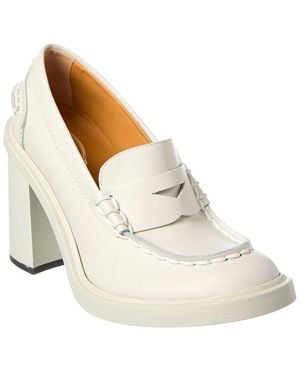 Tod's Leather Pump - White