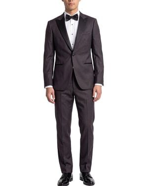 Corneliani 2Pc Wool & Silk-Blend Suit - Blue