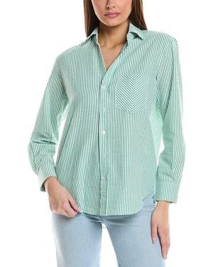 Duffield Lane Bobbi Button-Down Shirt - Green