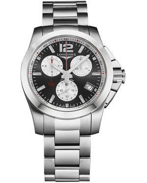 Longines Conquest Watch - Gray