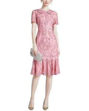 Lanelle Midi Dress - Pink